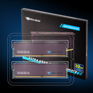 Astra Gear DDR4 32GB(16GBx2) 3000MHz CL16 1.35V Overclocking Desktop Gaming Memory