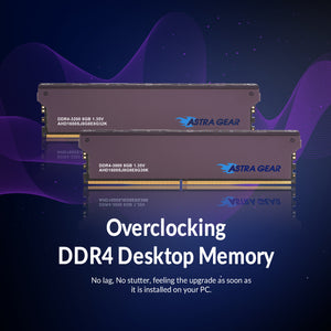 Astra Gear DDR4 16GB(8GBx2) Overclocking Desktop Gaming Memory