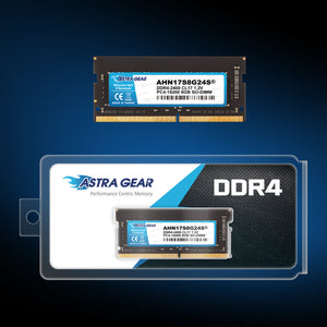 Astra Gear SO-DIMM DDR4 8GB 2400MHz CL17 1.2V Upgrade Laptop Memory RAM